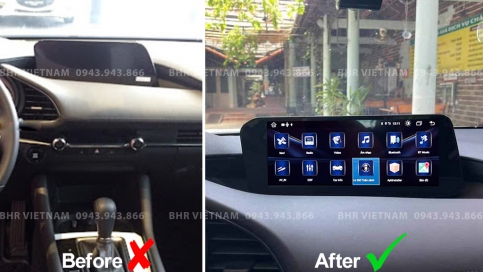Màn hình DVD Android liền camera 360 Mazda 3 2020 - nay | Zestech nguyên khối